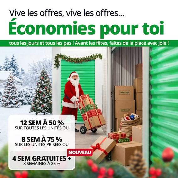 Depotium Mini Entrepôt- Saint-Eustache Est Promotion